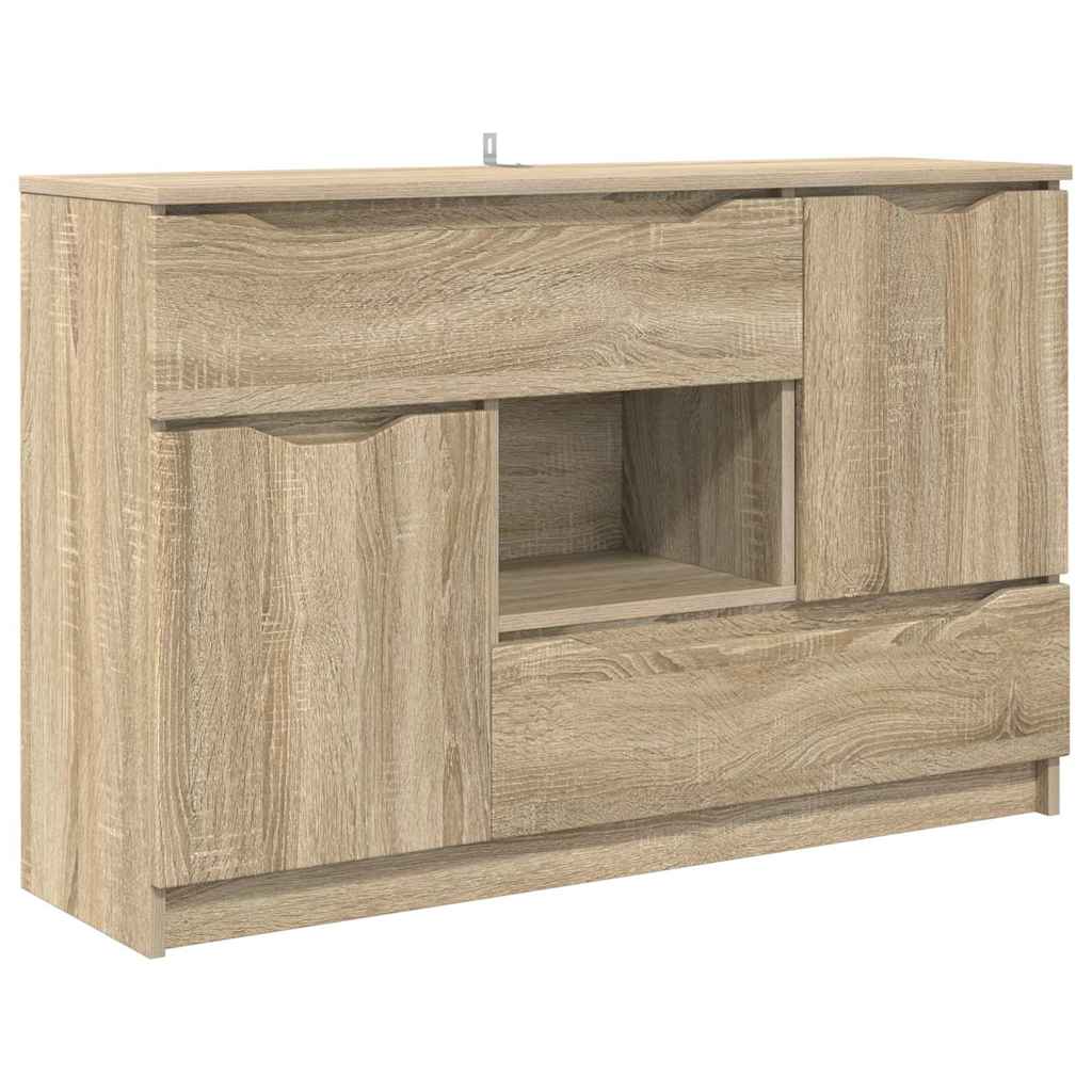 Skänk Sonoma Ek med låda 100 x 30 x 65,6