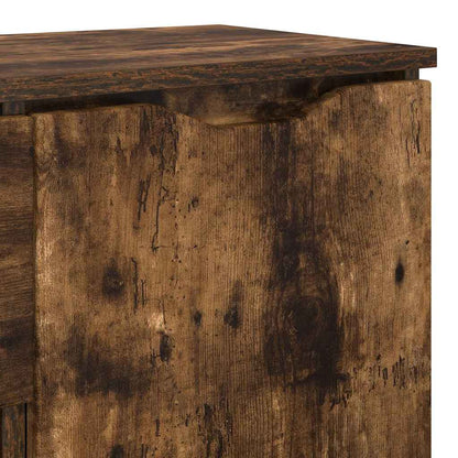 Skänk Rökfärgad Ek med låda 100 x 30 x 65,6