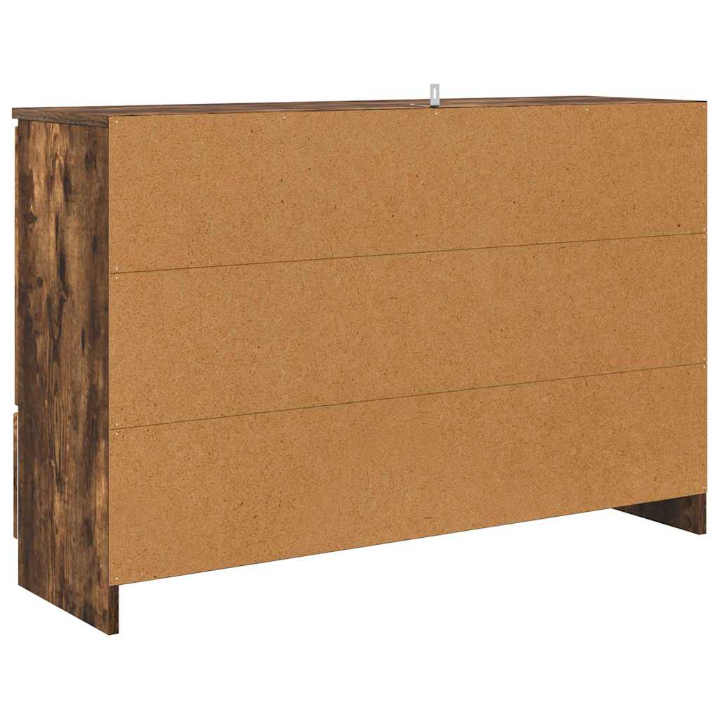 Skänk Rökfärgad Ek med låda 100 x 30 x 65,6