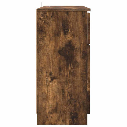 Skänk Rökfärgad Ek med låda 100 x 30 x 65,6