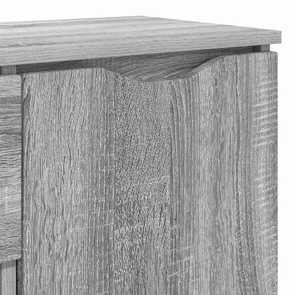 Skänk Sonoma Grå med låda 100 x 30 x 65,6