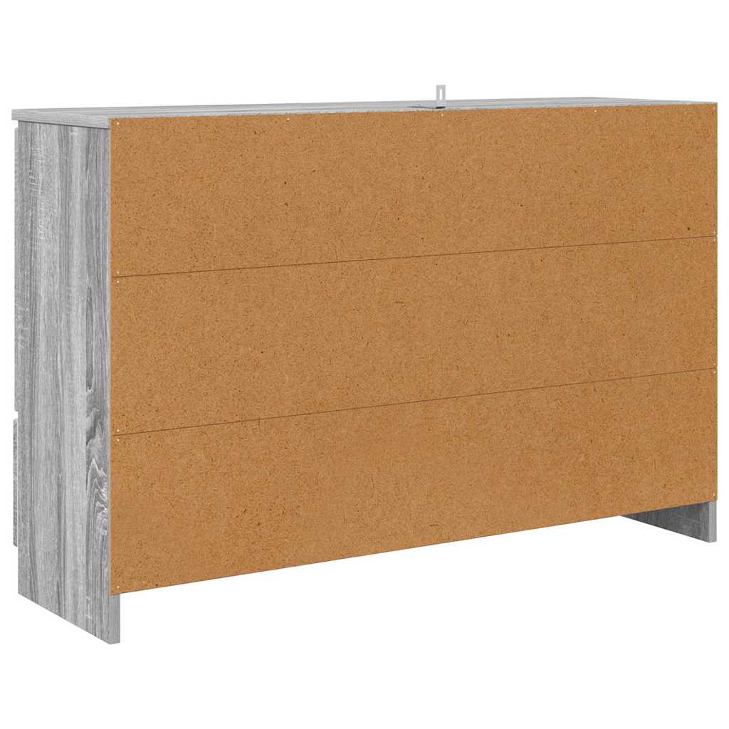 Skänk Sonoma Grå med låda 100 x 30 x 65,6