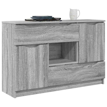 Skänk Sonoma Grå med låda 100 x 30 x 65,6