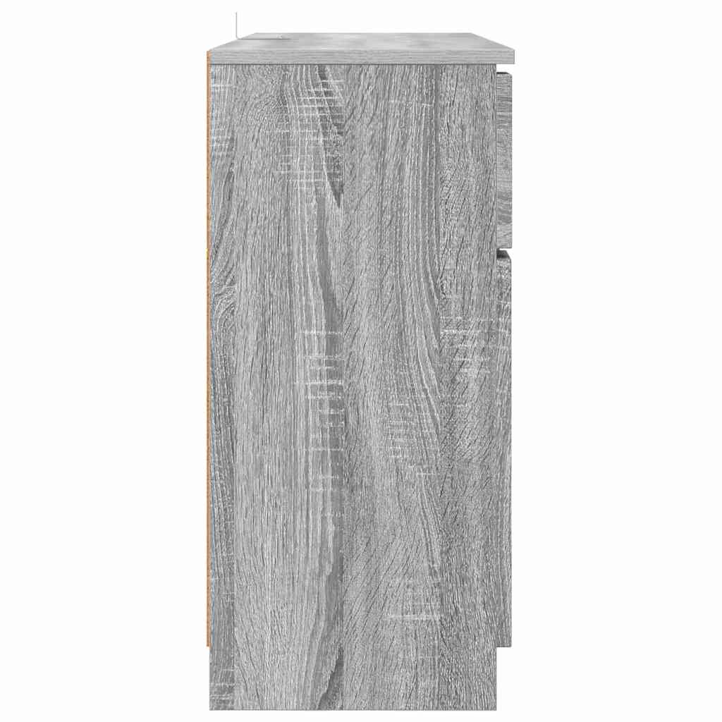 Skänk Sonoma Grå med låda 100 x 30 x 65,6