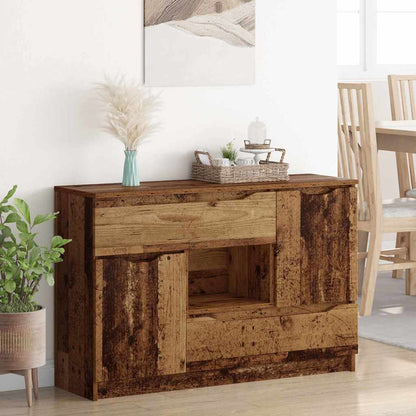 Skänk Åldrat Trä med låda 100 x 30 x 65,6