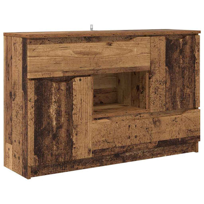 Skänk Åldrat Trä med låda 100 x 30 x 65,6