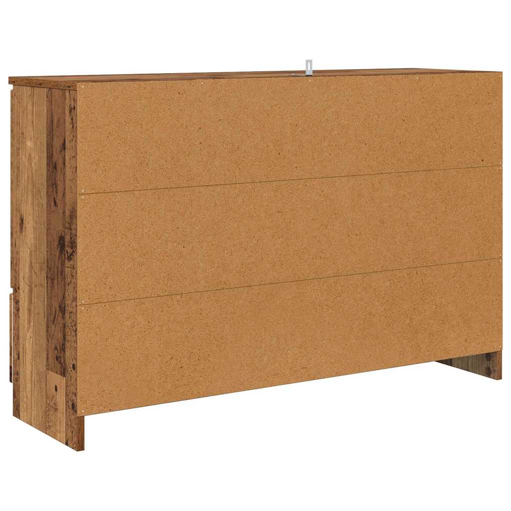 Skänk Åldrat Trä med låda 100 x 30 x 65,6