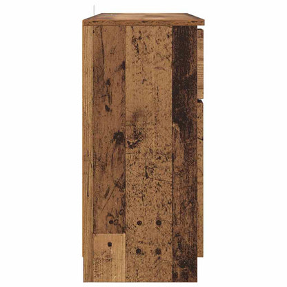 Skänk Åldrat Trä med låda 100 x 30 x 65,6