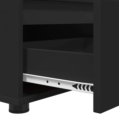 TV-Möbel Svart TV-skåp med låda 100 x 48 x 43 cm