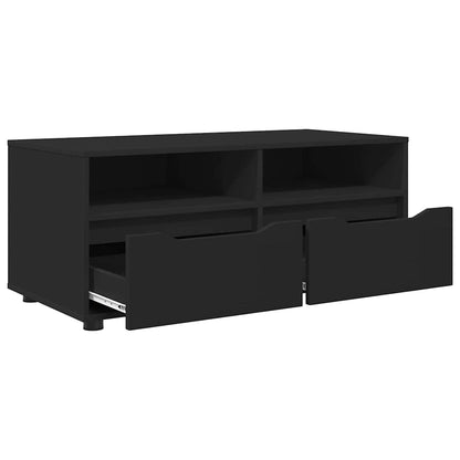 TV-Möbel Svart TV-skåp med låda 100 x 48 x 43 cm