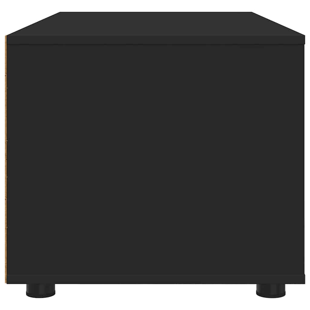 TV-Möbel Svart TV-skåp med låda 100 x 48 x 43 cm