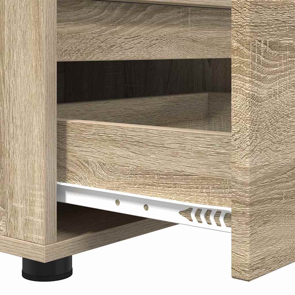 TV-Möbel Sonoma Ek TV-skåp med låda 100 x 48 x 43 cm