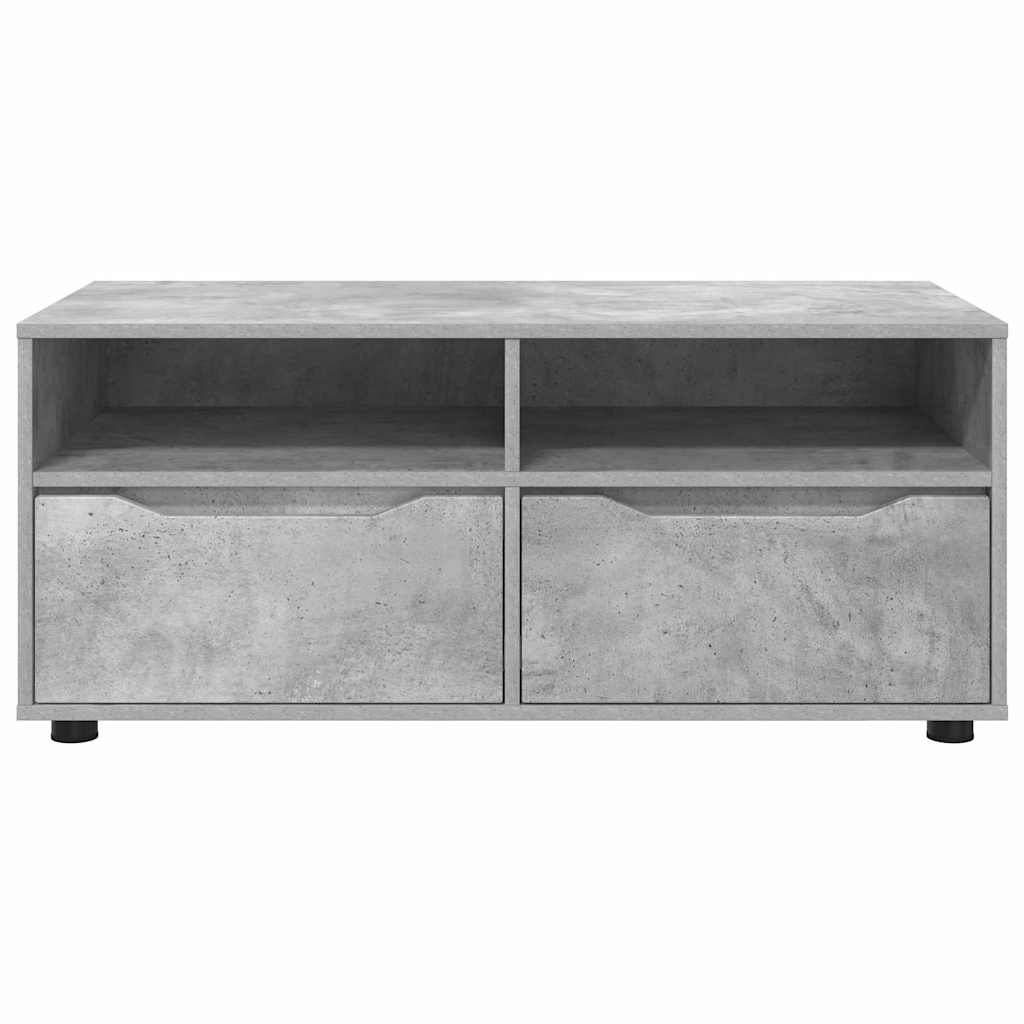 TV-Möbel Betonggrå TV-skåp med låda 100 x 48 x 43 cm
