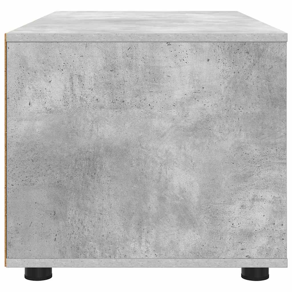 TV-Möbel Betonggrå TV-skåp med låda 100 x 48 x 43 cm