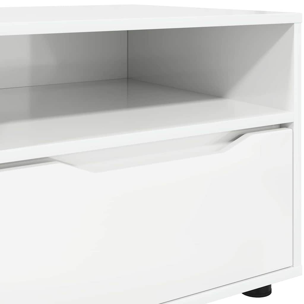 TV-Möbel Högglans Vit TV-skåp 100 x 48 x 43 cm