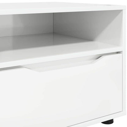 TV-Möbel Högglans Vit TV-skåp 100 x 48 x 43 cm