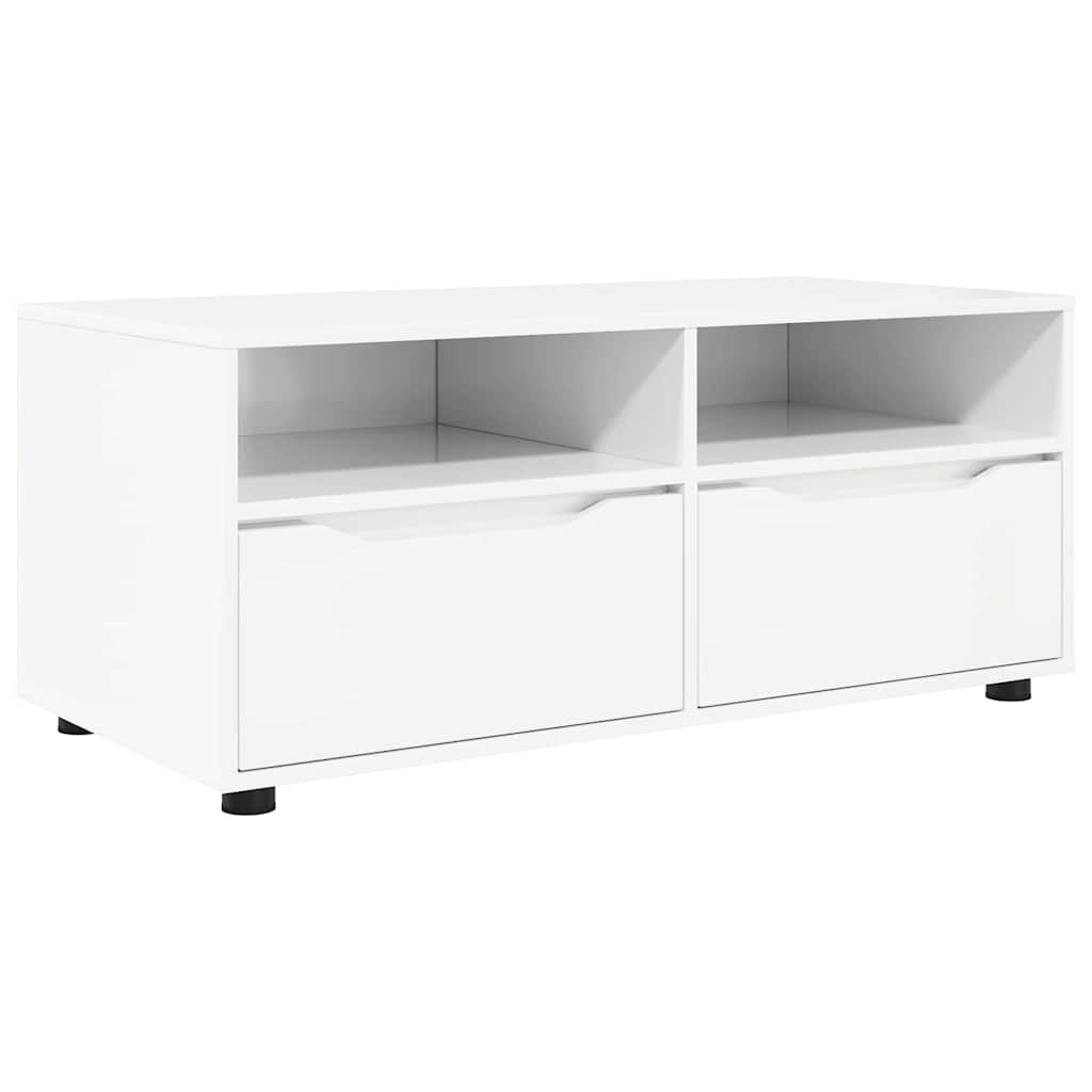 TV-Möbel Högglans Vit TV-skåp 100 x 48 x 43 cm