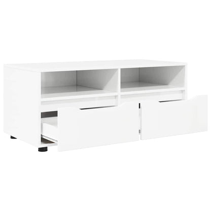 TV-Möbel Högglans Vit TV-skåp 100 x 48 x 43 cm