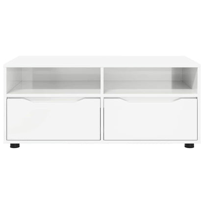 TV-Möbel Högglans Vit TV-skåp 100 x 48 x 43 cm