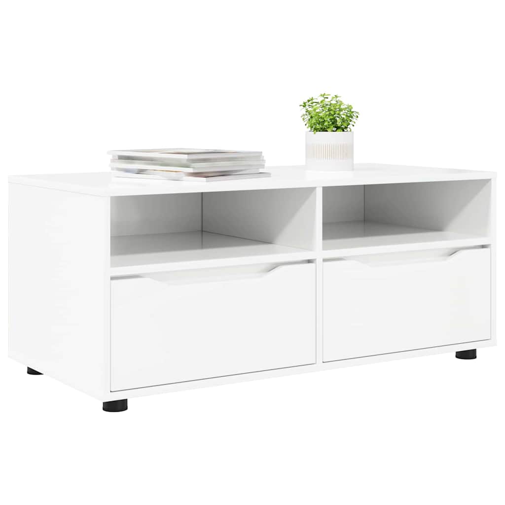 TV-Möbel Högglans Vit TV-skåp 100 x 48 x 43 cm
