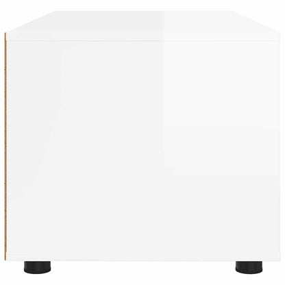 TV-Möbel Högglans Vit TV-skåp 100 x 48 x 43 cm