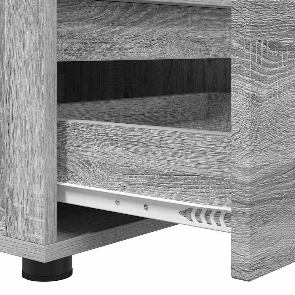 TV-Möbel Sonoma Grå TV-skåp med låda 100 x 48 x 43 cm