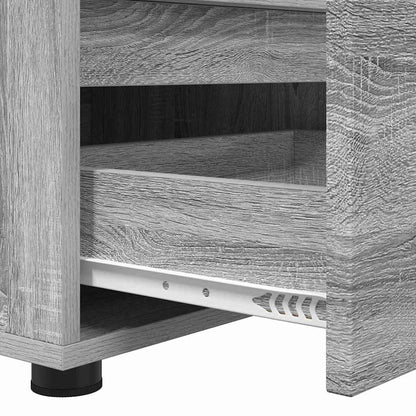 TV-Möbel Sonoma Grå TV-skåp med låda 100 x 48 x 43 cm