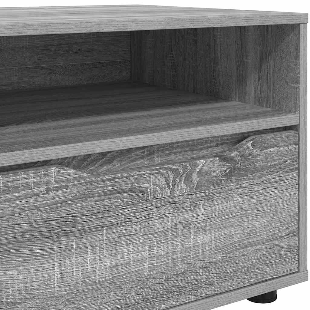 TV-Möbel Sonoma Grå TV-skåp med låda 100 x 48 x 43 cm