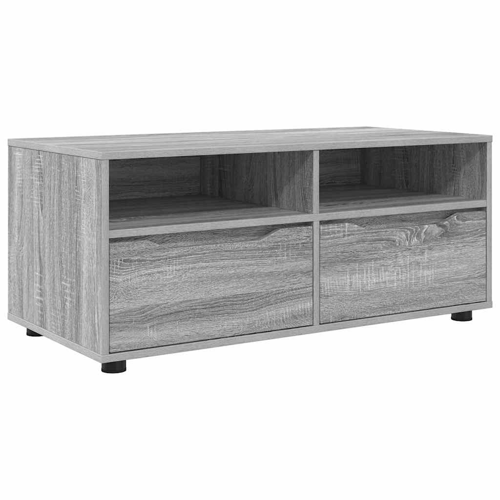 TV-Möbel Sonoma Grå TV-skåp med låda 100 x 48 x 43 cm
