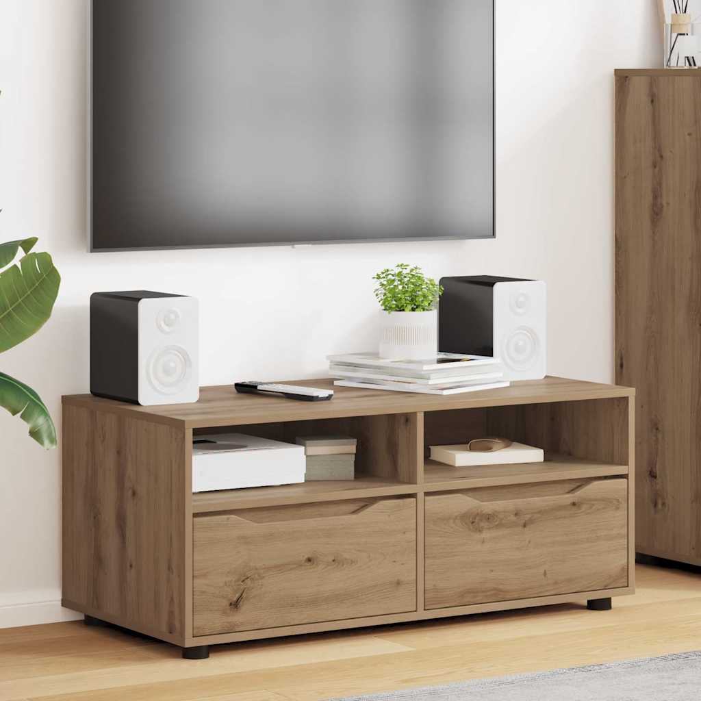 TV-Möbel Artisan Ek TV-skåp med låda 100 x 48 x 43 cm