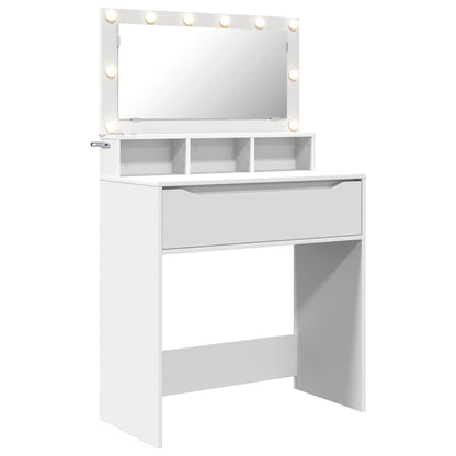 Sminkbord Vit 80 x 39,6 x 135 cm