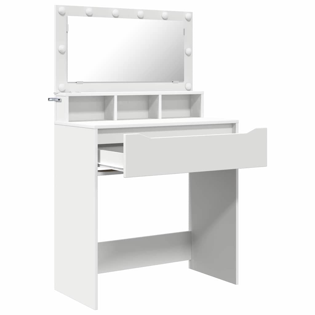Sminkbord Vit 80 x 39,6 x 135 cm