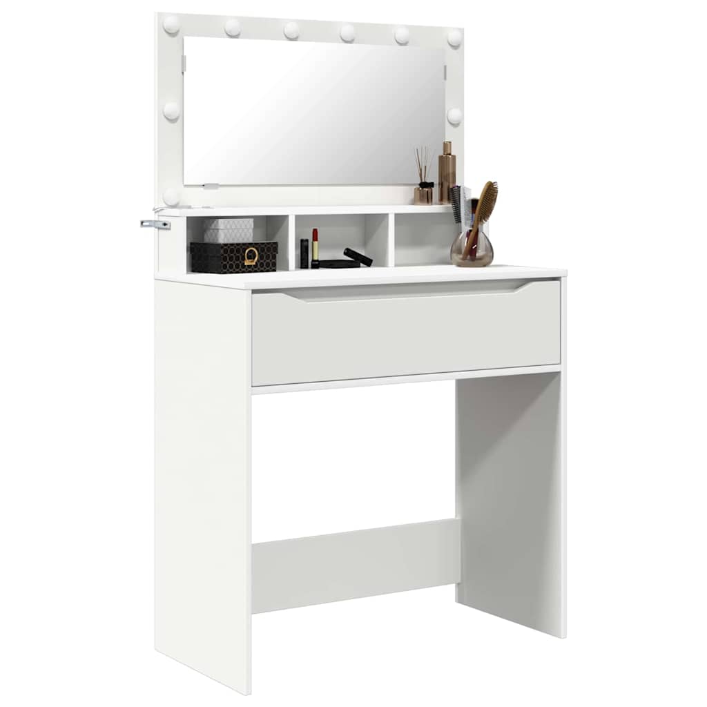 Sminkbord Vit 80 x 39,6 x 135 cm