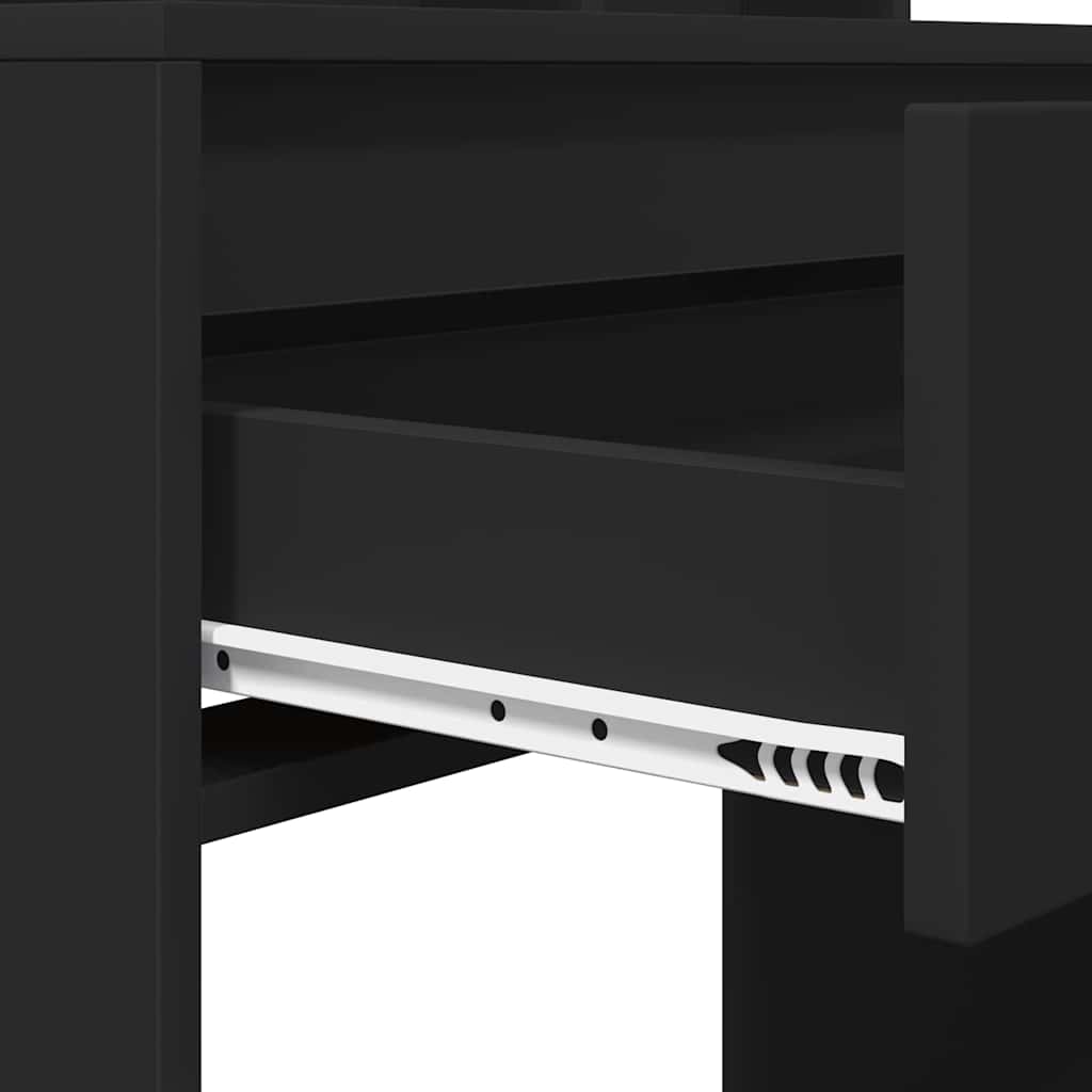 Sminkbord Svart 80 x 39,6 x 135 cm