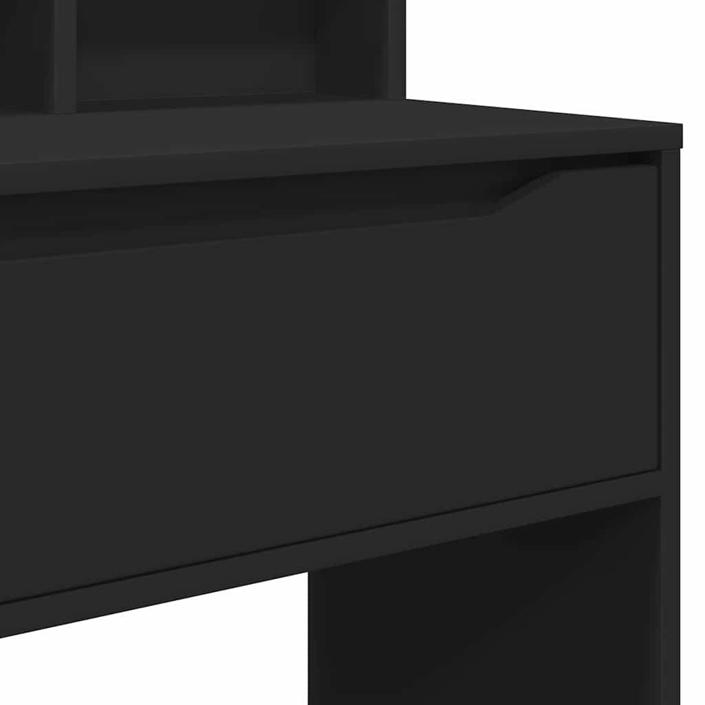 Sminkbord Svart 80 x 39,6 x 135 cm