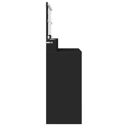 Sminkbord Svart 80 x 39,6 x 135 cm