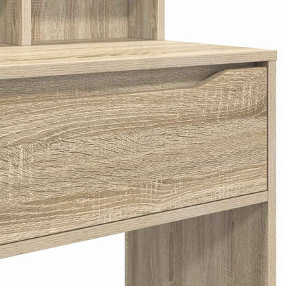 Sminkbord med låda Sonoma Ek 80 x 39,6 x 135 cm