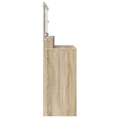Sminkbord med låda Sonoma Ek 80 x 39,6 x 135 cm