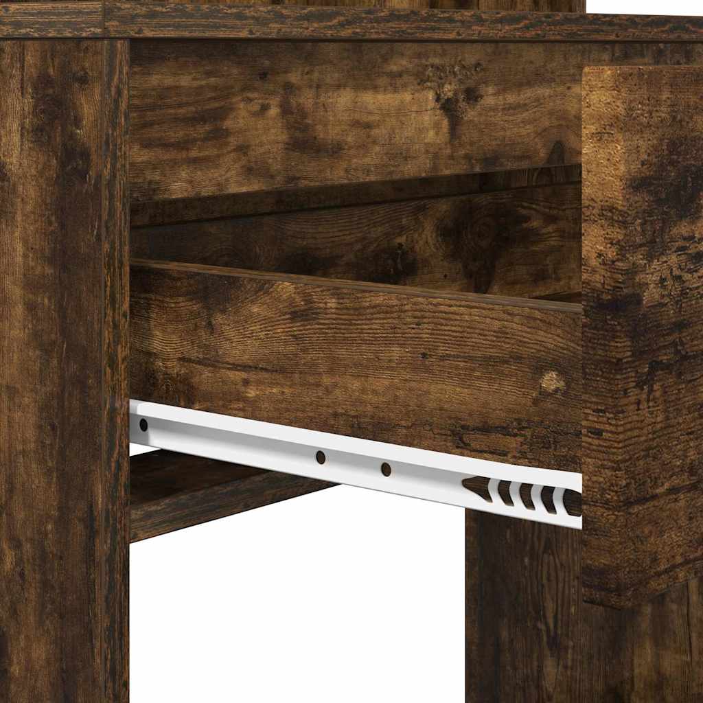 Sminkbord Rökfärgad Ek 80 x 39,6 x 135 cm