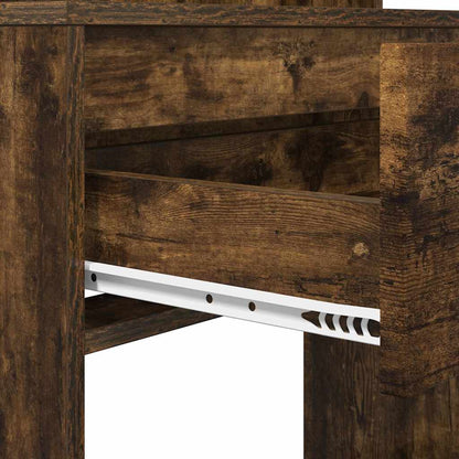 Sminkbord Rökfärgad Ek 80 x 39,6 x 135 cm