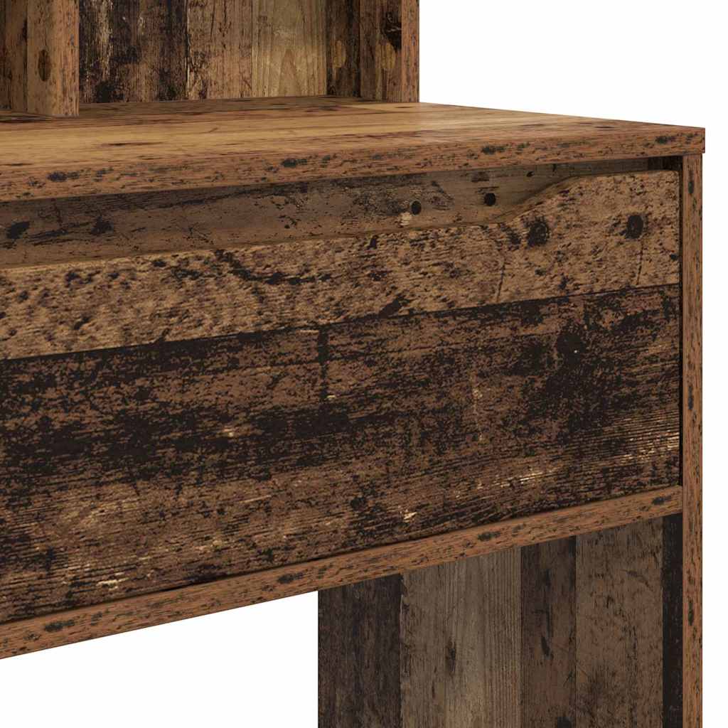 Sminkbord med låda Gammalt Trä 80 x 39,6 x 135 cm