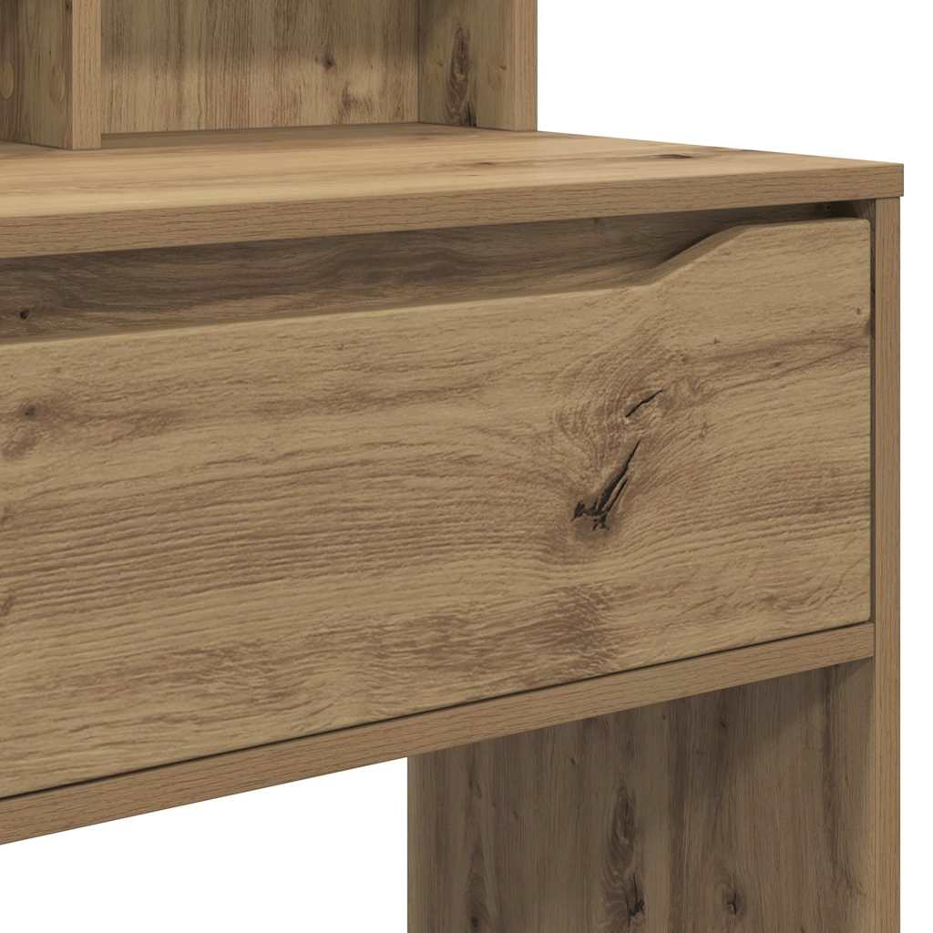 Sminkbord med låda Artisan Ek 80 x 39,6 x 135 cm