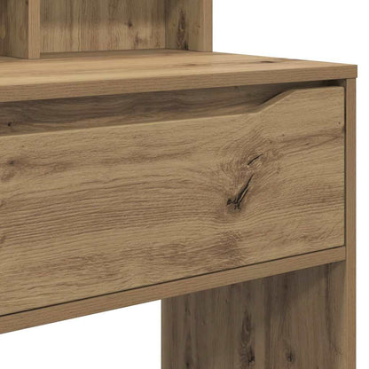 Sminkbord med låda Artisan Ek 80 x 39,6 x 135 cm