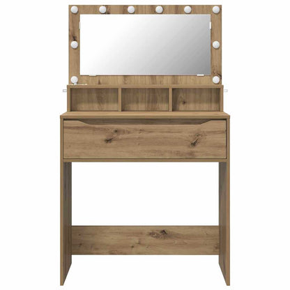 Sminkbord med låda Artisan Ek 80 x 39,6 x 135 cm