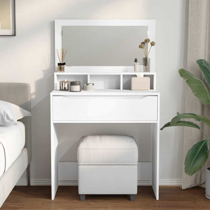 Sminkbord Vit 80 x 39,6 x 135 cm