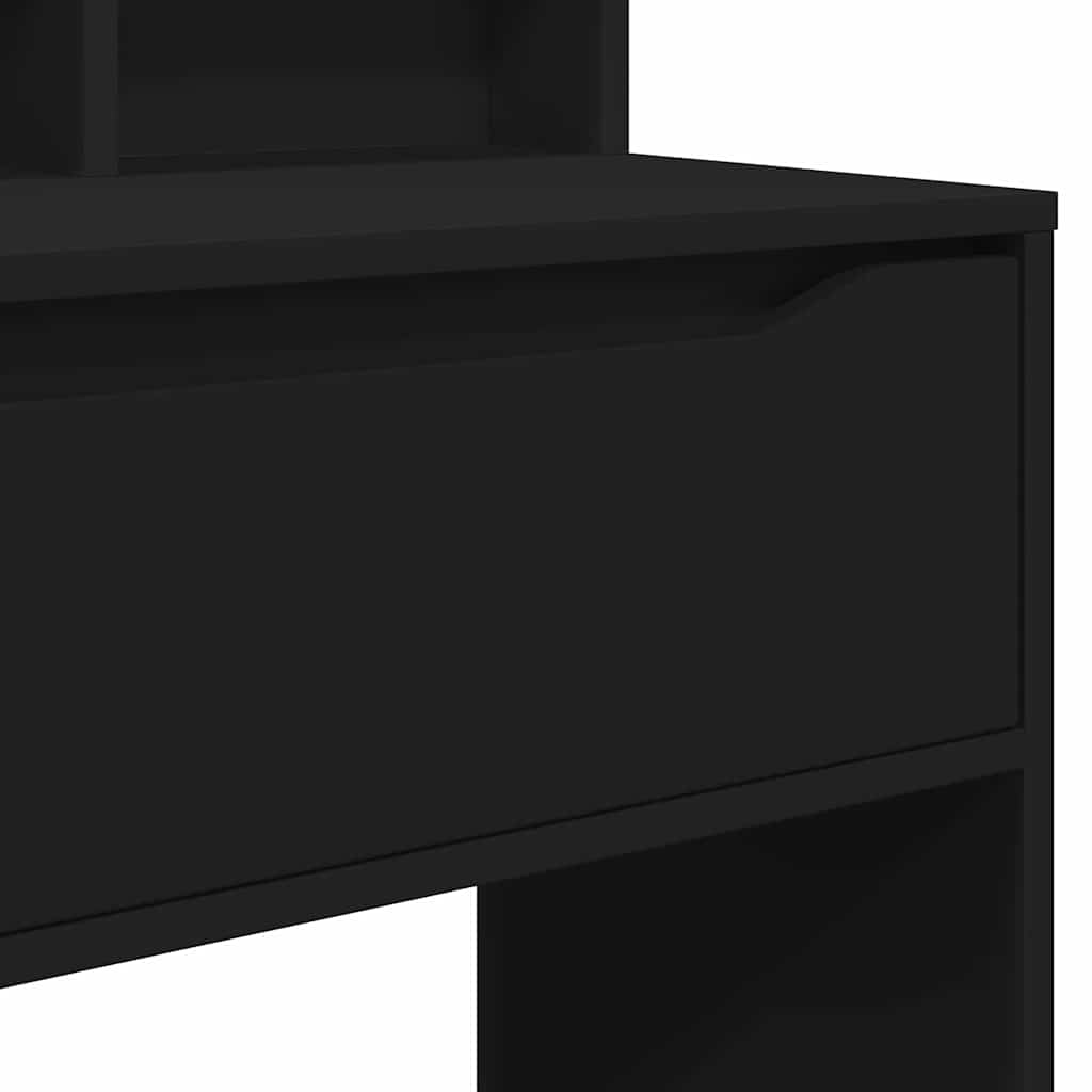 Sminkbord Svart 80 x 39,6 x 135 cm
