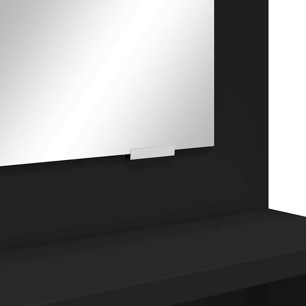 Sminkbord Svart 80 x 39,6 x 135 cm
