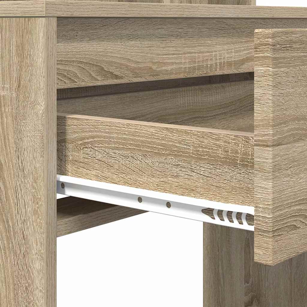 Sminkbord med låda Sonoma Ek 80 x 39,6 x 135 cm