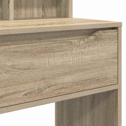 Sminkbord med låda Sonoma Ek 80 x 39,6 x 135 cm