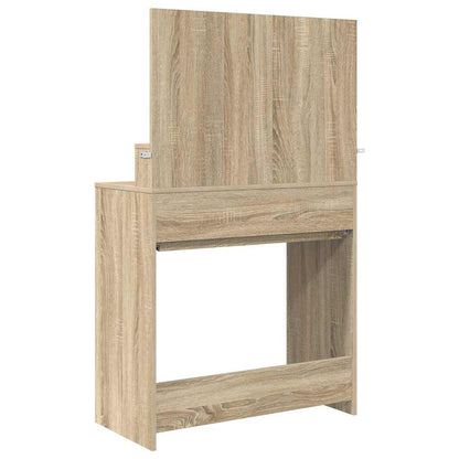 Sminkbord med låda Sonoma Ek 80 x 39,6 x 135 cm